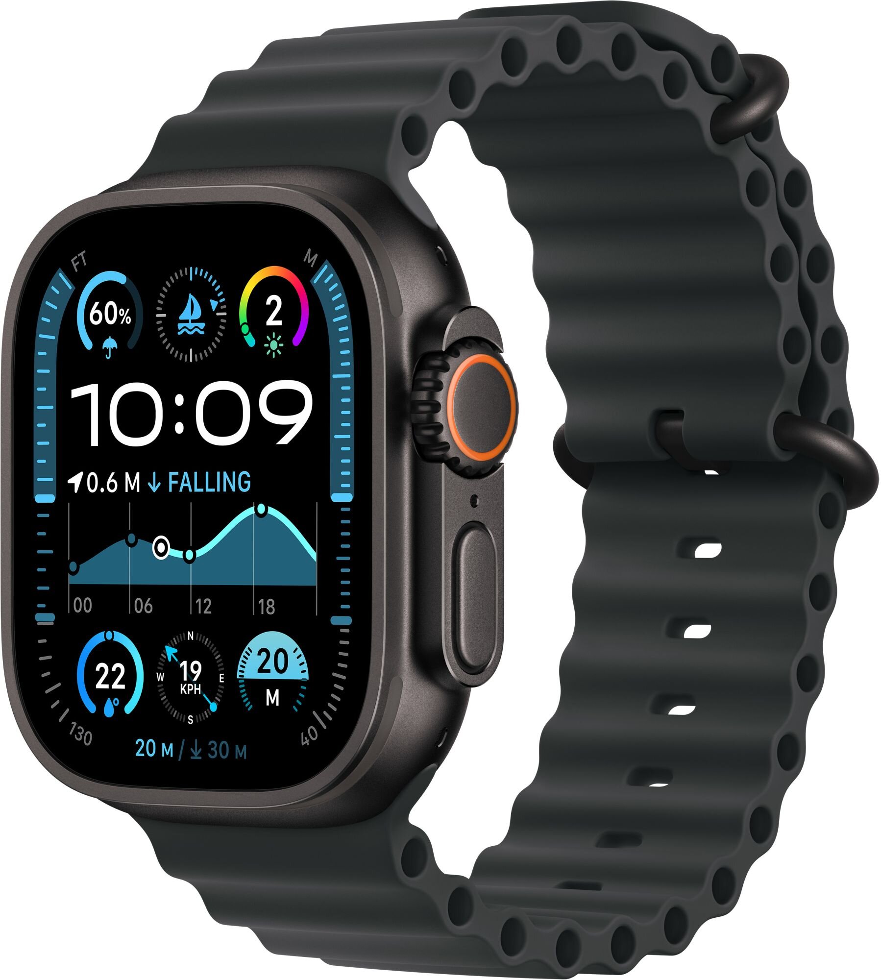 APPLE WATCH ULTRA 2 A2986 GPS+CELLULAR LTE 49mm|JAK NOWY|BATERIA 100%|BLACK