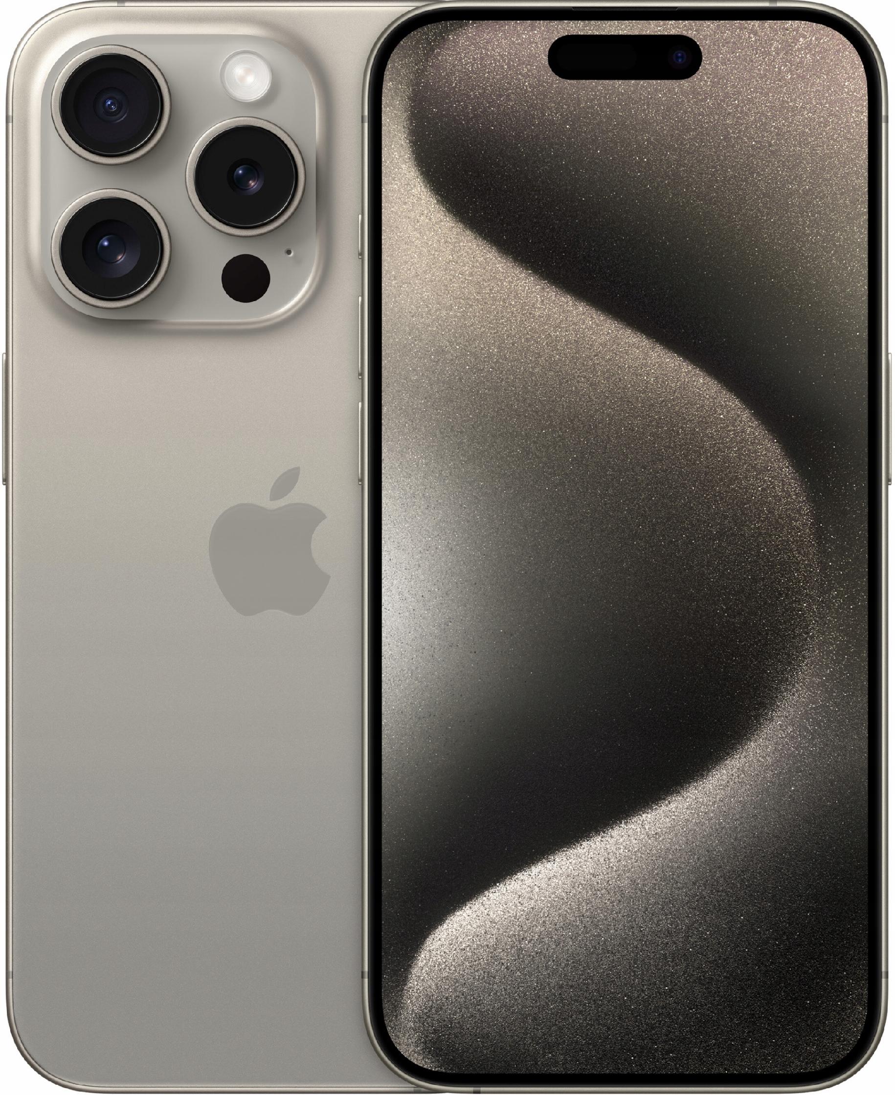 APPLE IPHONE 15 PRO 5G 128GB | NATURAL TITANIUM | BATERIA 100% | 0 CYKLI