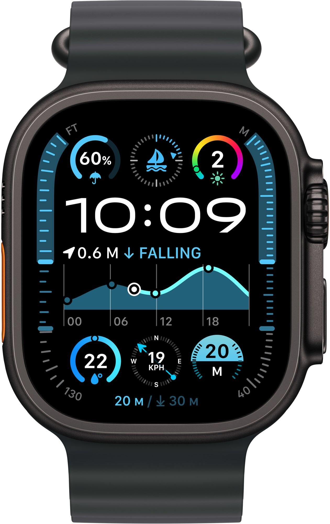 APPLE WATCH ULTRA 2 A2986 GPS+CELLULAR LTE 49mm|JAK NOWY|BATERIA 100%|BLACK
