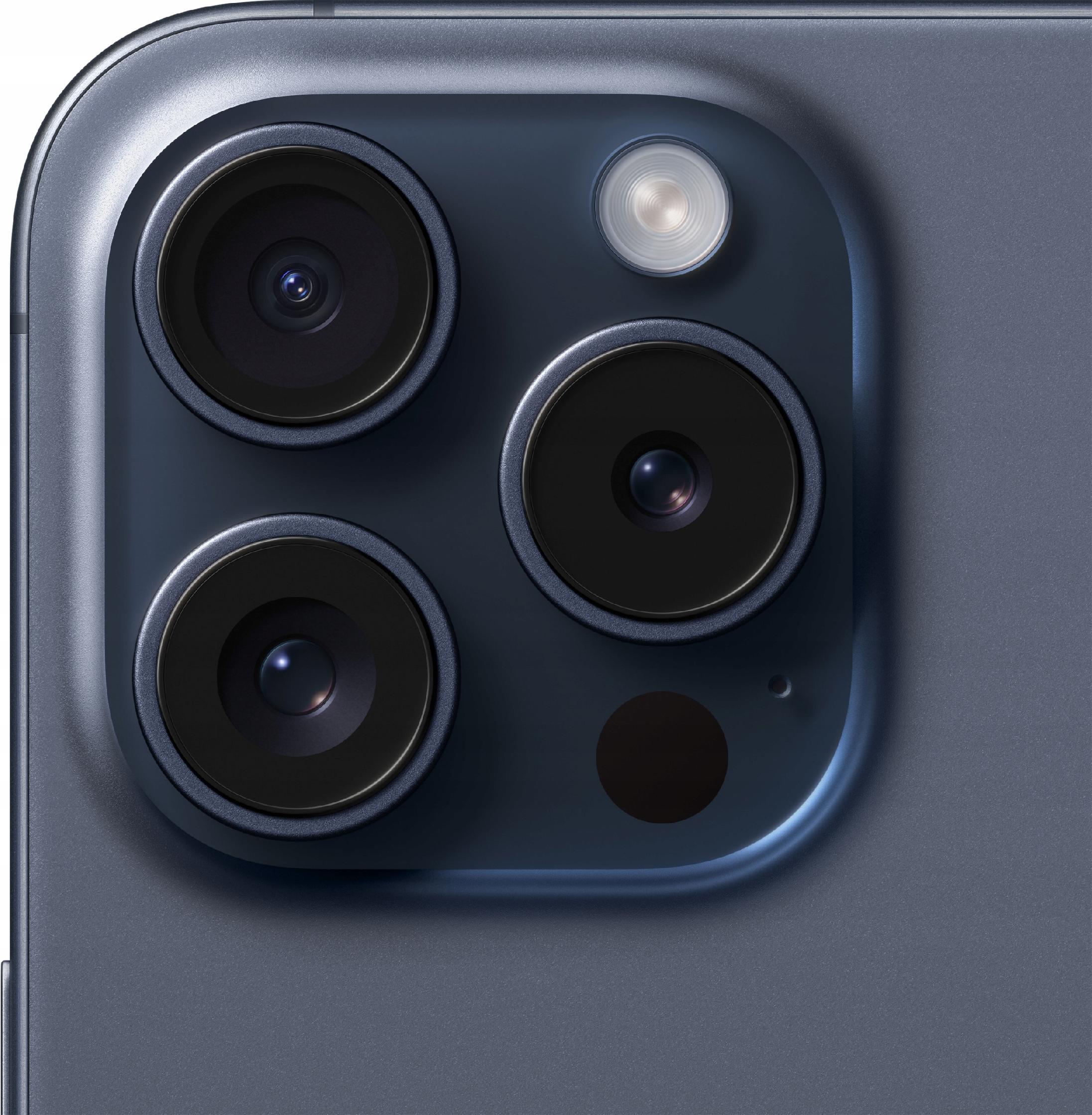 APPLE IPHONE 15 PRO 5G 128GB | BLUE TITANIUM | BATERIA 100% | 0 CYKLI