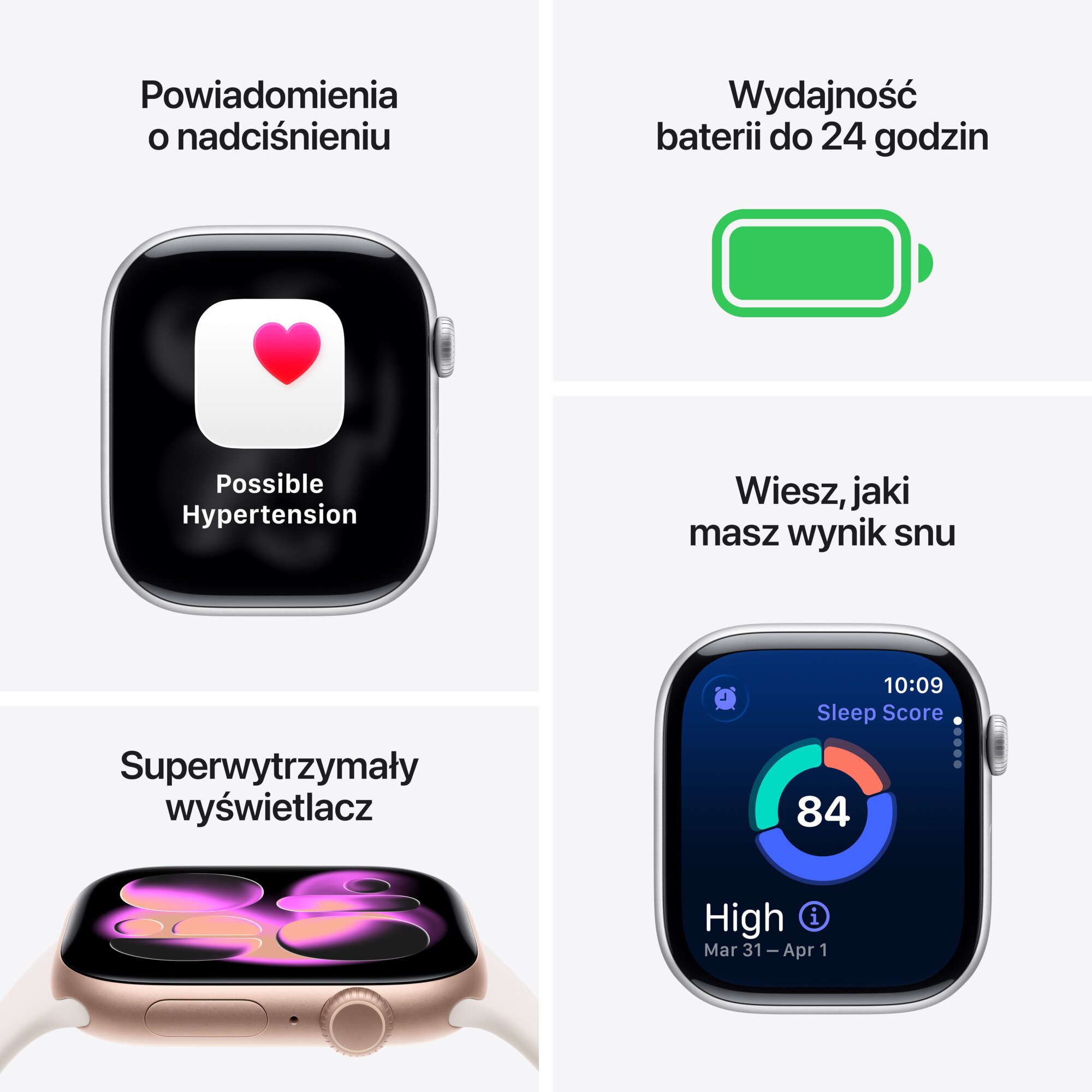 APPLE WATCH 11 GPS 46mm A3333 | JET BLACK | M/L | JAK NOWY | BATERIA 100%