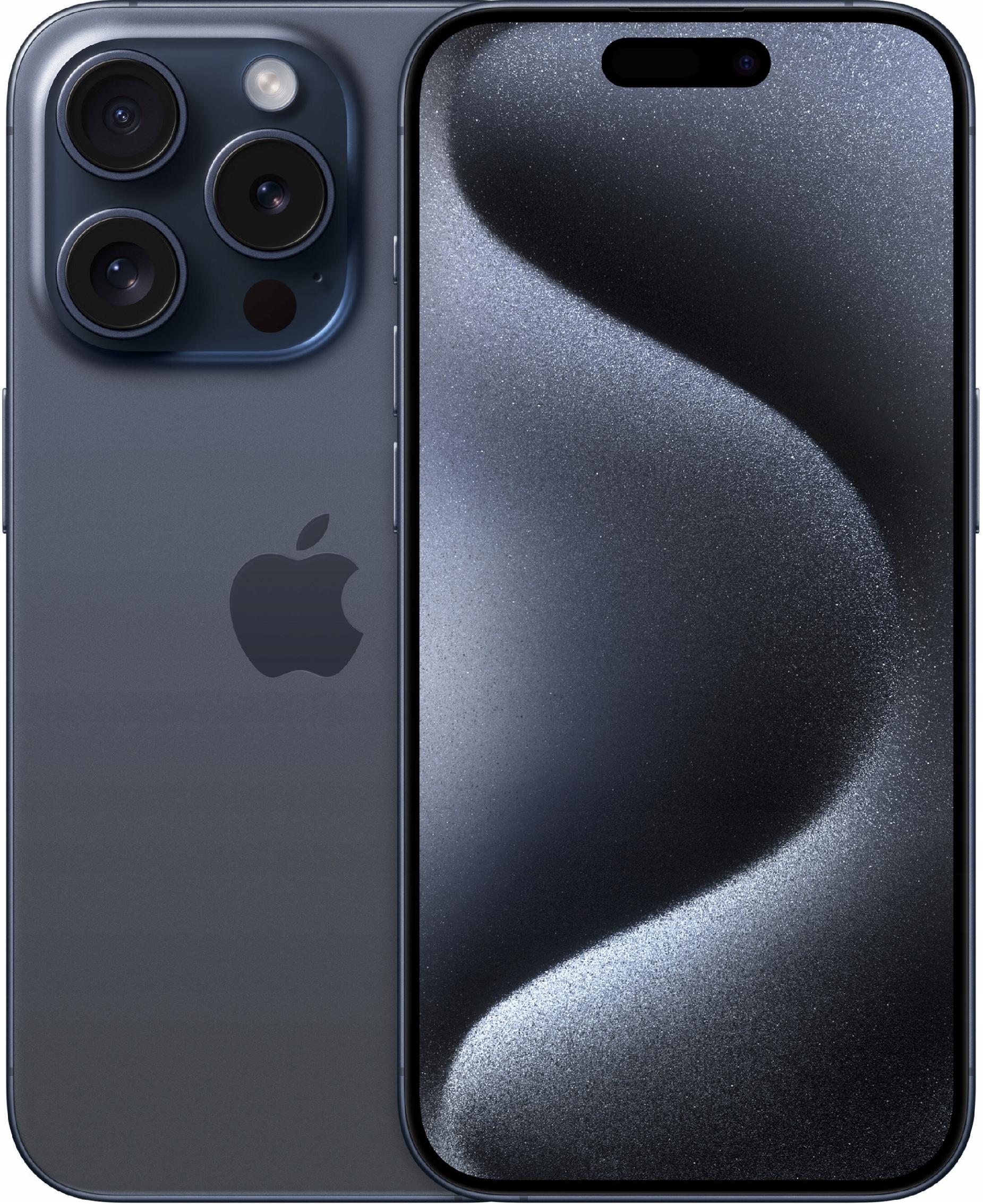 APPLE IPHONE 15 PRO 5G 128GB | BLUE TITANIUM | BATERIA 100% | 0 CYKLI